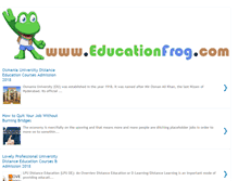 Tablet Screenshot of educationfrog.com